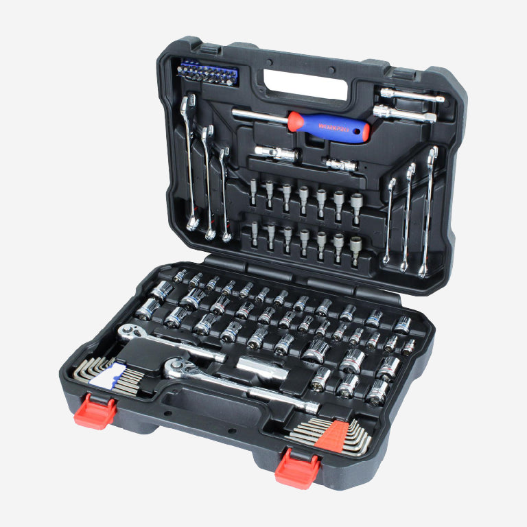 Juego de Dados Combinados 1/4 - 3/8 101 Piezas WORKPRO - Ferrelibre