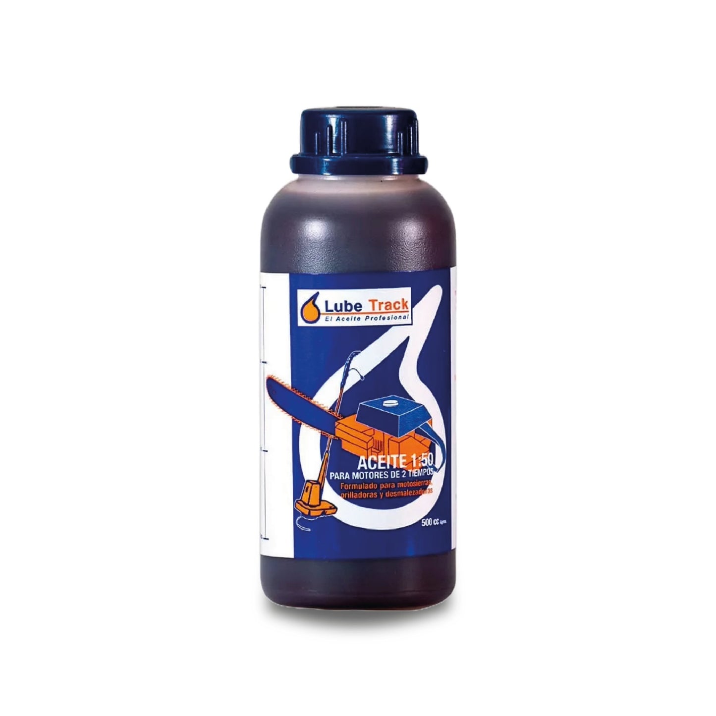 Aceite motosierras/desbrozadora 2 tiempos 1 L Lubetrack - Ferrelibre