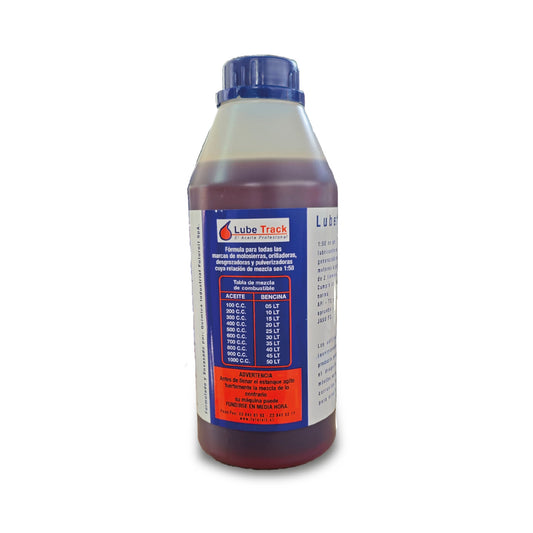 Aceite motosierras/desbrozadora 2 tiempos 1 L Lubetrack - Ferrelibre