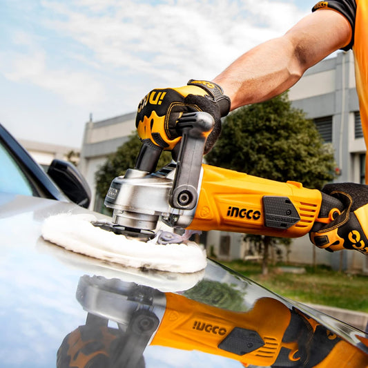 Pulidora rotativa eléctrica 1400W Industrial Ingco HSL08040 - Ferrelibre