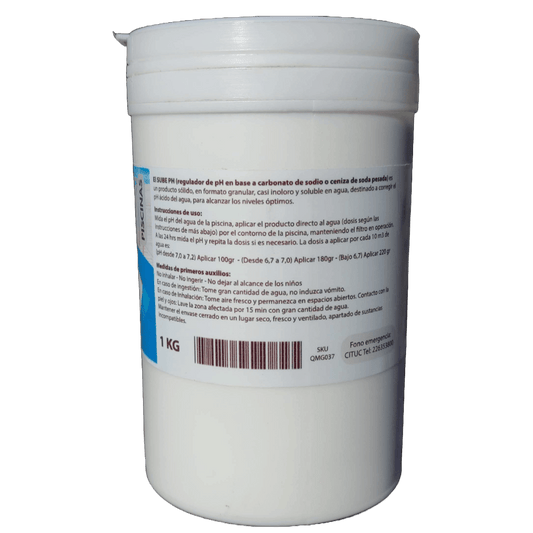 Sube pH 1kg Qmg water - Ferrelibre