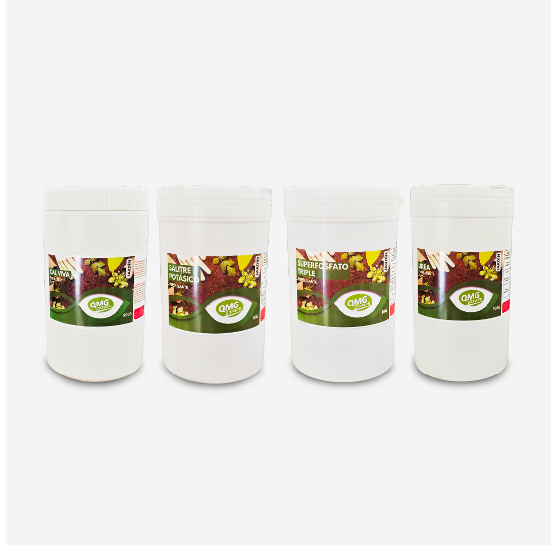 Super pack Fertilizantes de Jardin QMG Water - Ferrelibre