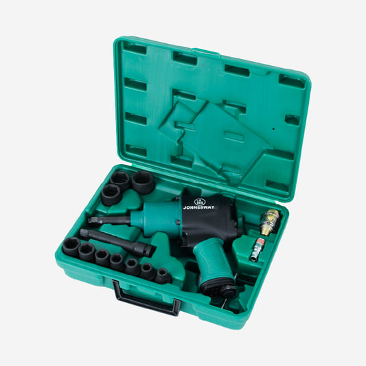 Kit llave de impacto  1/2 + dados Jonnesway JAI-1044LK - Ferrelibre