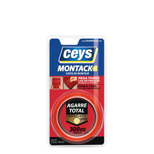 Montack Xpress Cinta Blister 2,5m Ceys