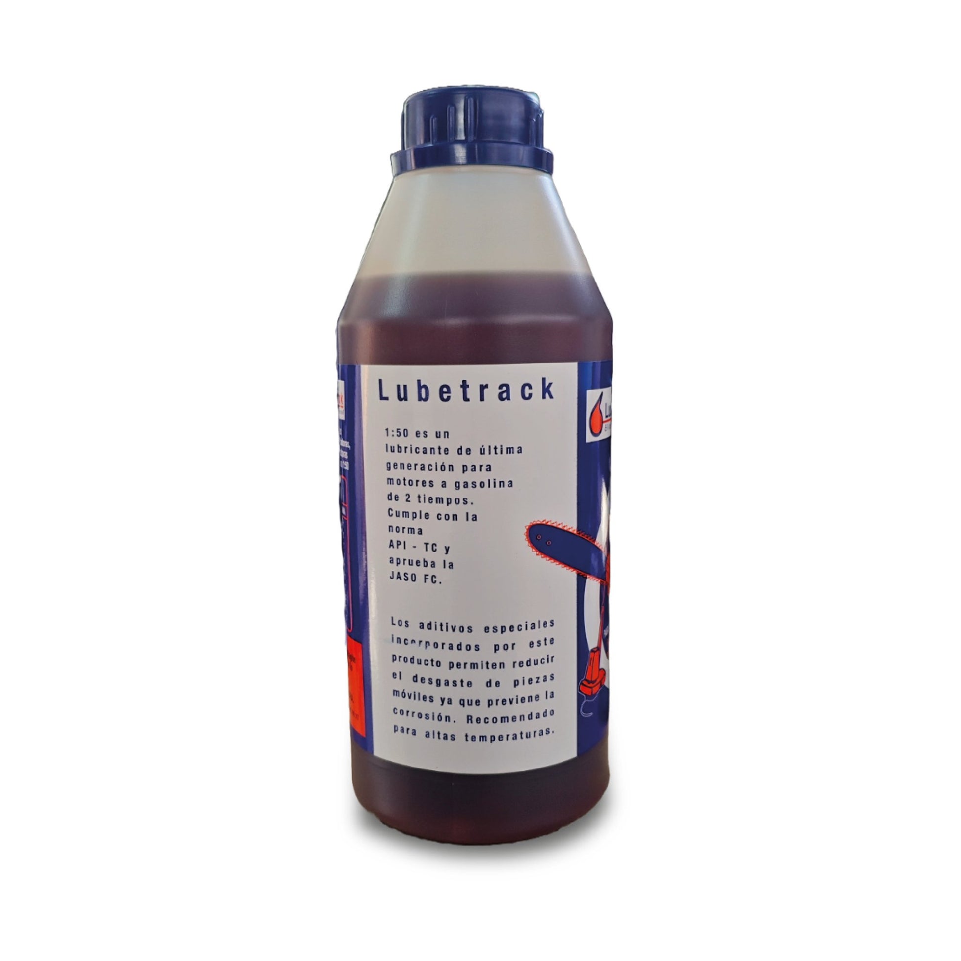 Aceite motosierras/desbrozadora 2 tiempos 1 L Lubetrack - Ferrelibre