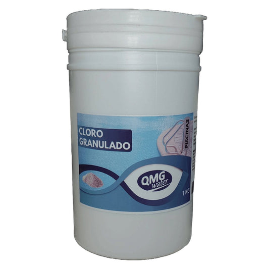 Cloro granulado piscina 1KG Qmg water - Ferrelibre