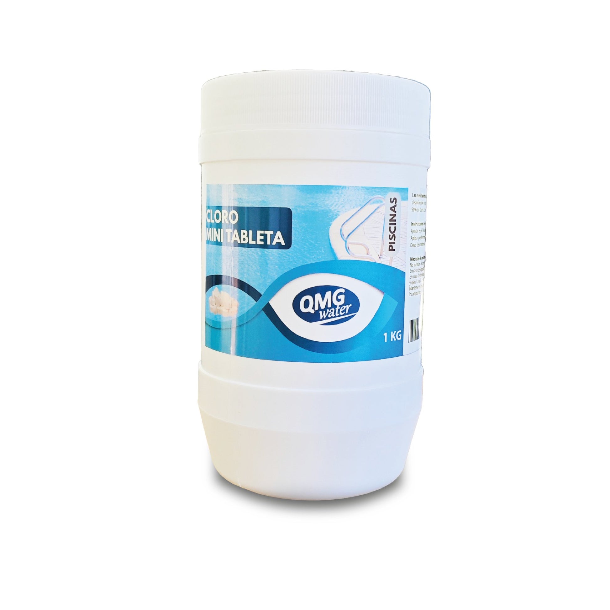 Cloro mini tableta piscinas 1KG Qmg water - Ferrelibre