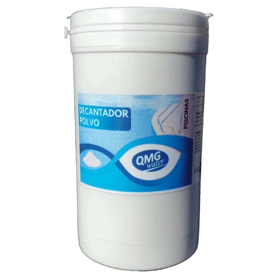 Decantador de piscina en polvo 1kg Qmg water - Ferrelibre