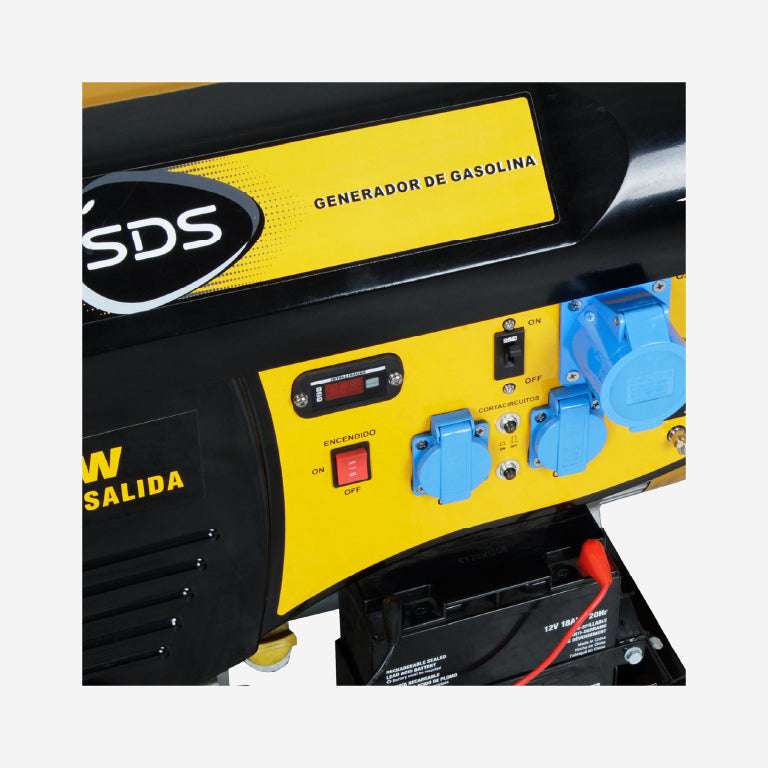Generador Eléctrico a Bencina 8kw SGG9500EH SDS Power - Ferrelibre