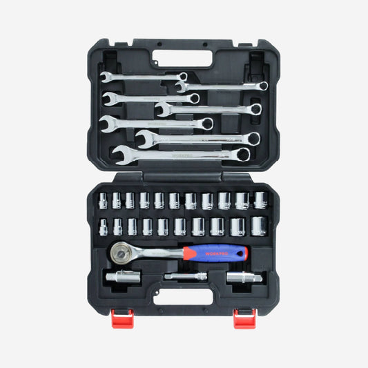 Juego de dados con chicharra 3/8 32 piezas Workpro