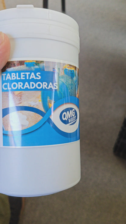 Tabletas cloradoras para Aguas servidas tarro 8 Tab Qmg Water