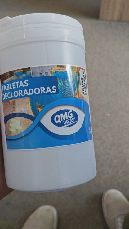 Tabletas decloradoras para. Aguas servidas 8 Tab Qmg Water