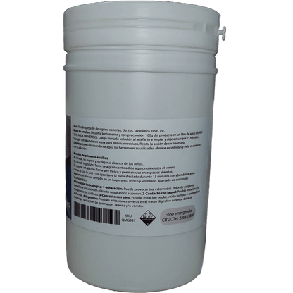 Soda caústica 1kg Qmg water - Ferrelibre