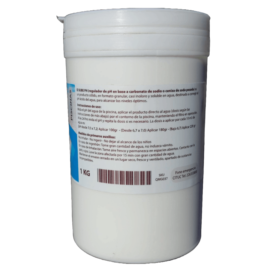 Sube pH 1kg Qmg water - Ferrelibre